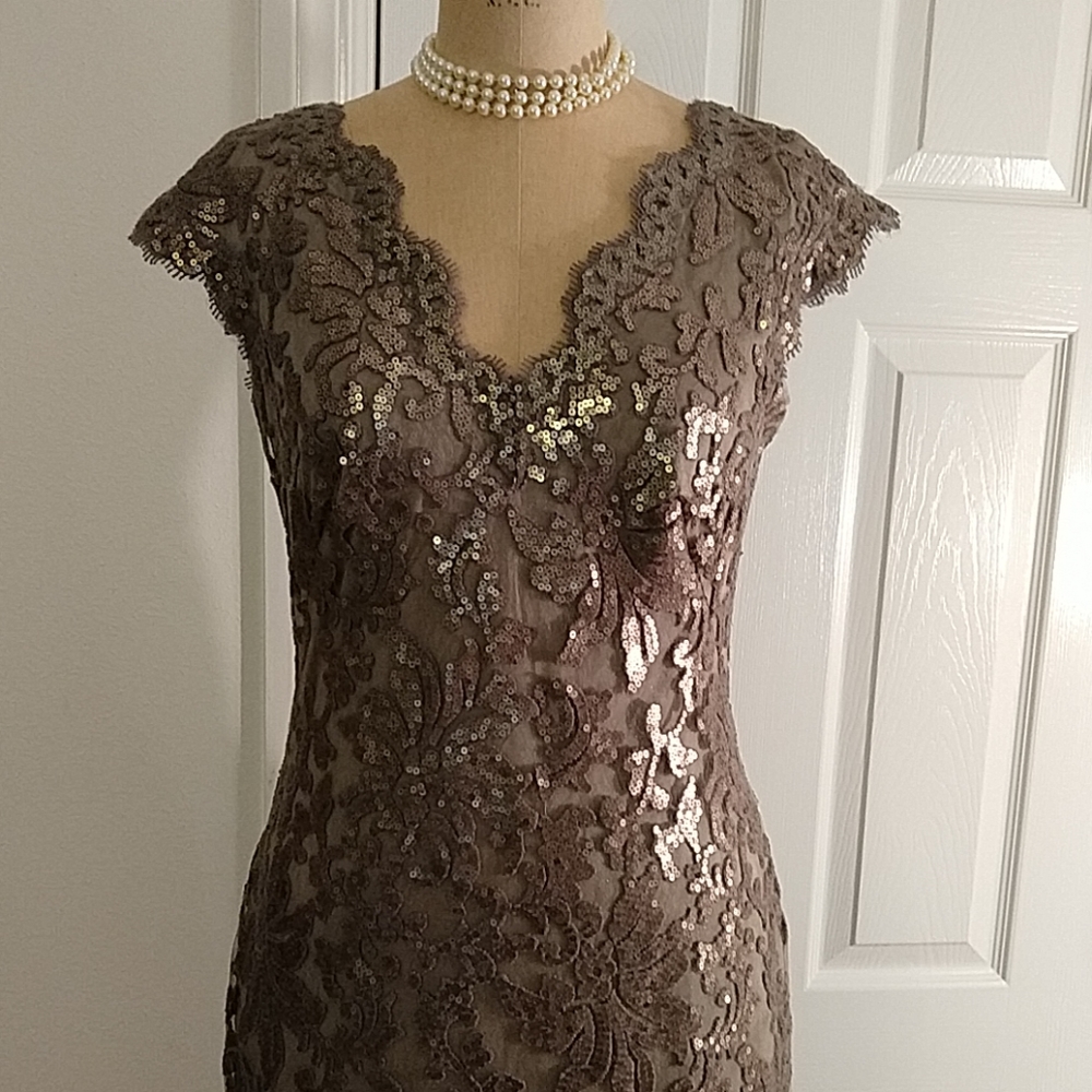 Tadashi Shoji Sequin Gown